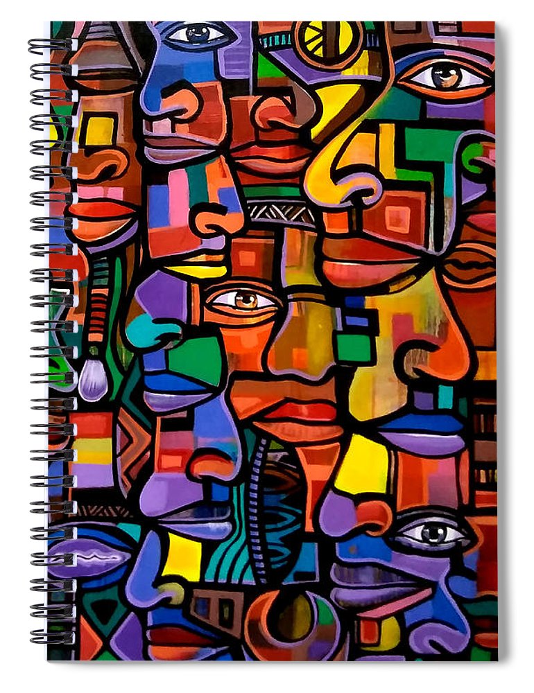 All Faces - Spiral Notebook