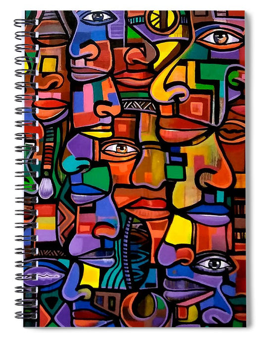 All Faces - Spiral Notebook