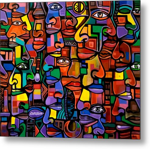 All Faces - Metal Print