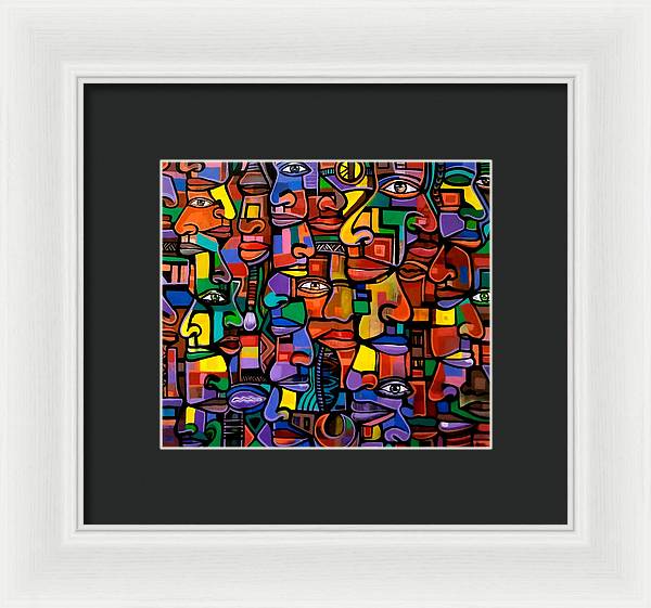 All Faces - Framed Print