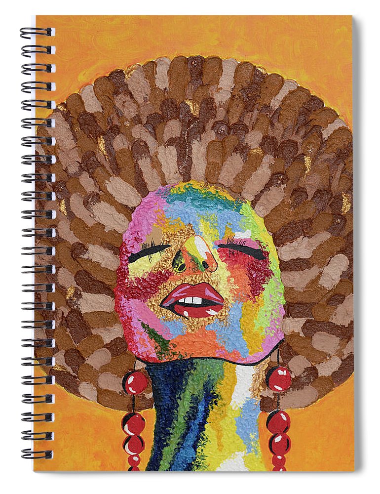 South African Afro - Spiral Notebook