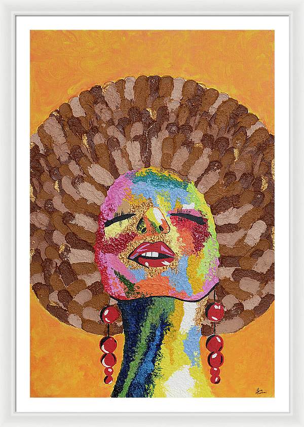 South African Afro - Framed Print