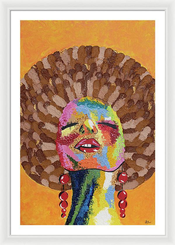 South African Afro - Framed Print